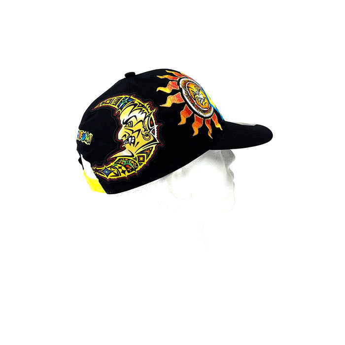 Valentino Rossi 46 Sun & Moon Black Cap