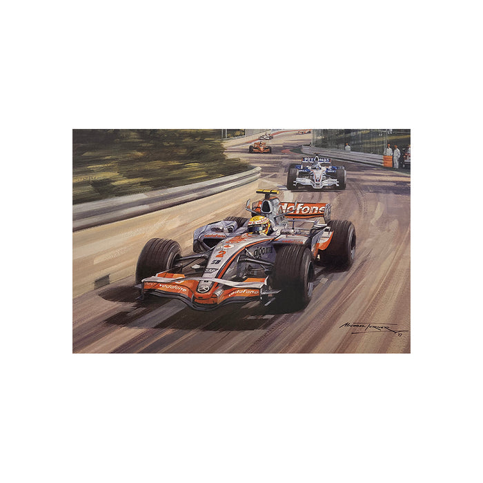 2007 Canadian Grand Prix by Michael Turner - Greetings Card MTC197