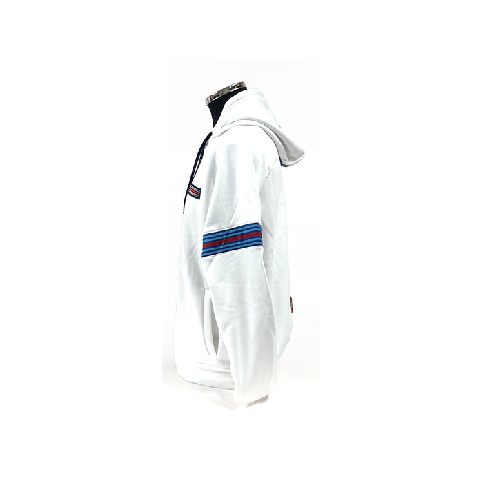 Martini Racing Hooded Full Zip Top White