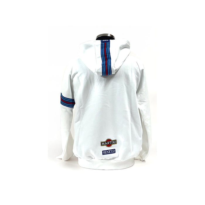 Martini Racing Hooded Full Zip Top White