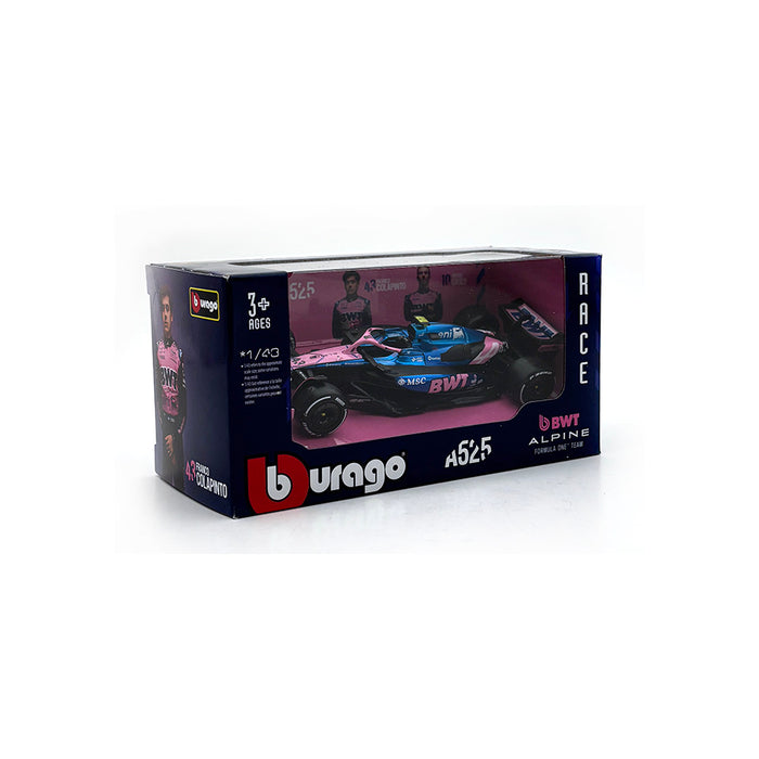 Burago 1/43 2025 Alpine A525 Colapinto