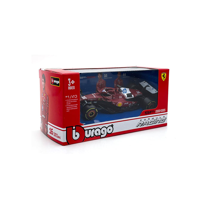 Burago 1/43 2025 Ferrari SF-25 Leclerc