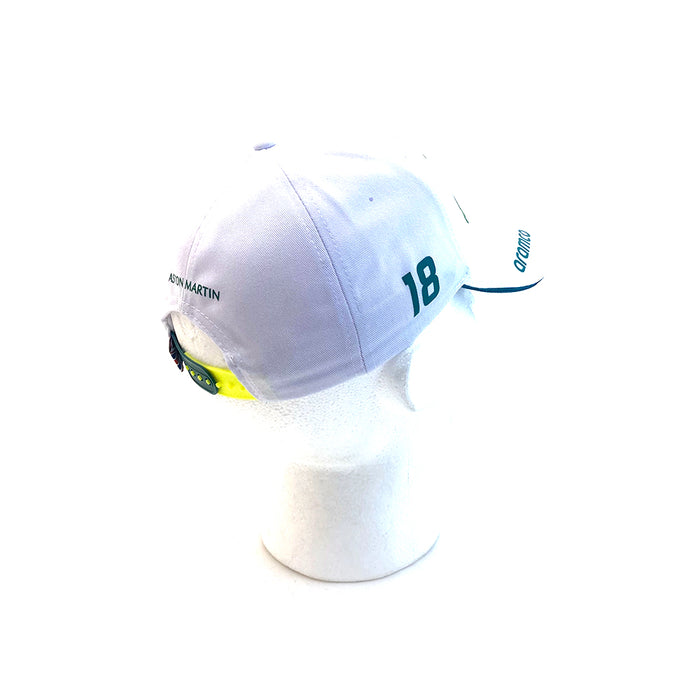 Aston Martin F1 2022 Stroll Cap White REDUCED