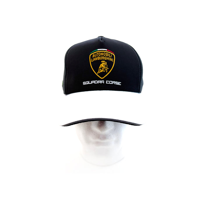 Lamborghini Travel Cap Black White