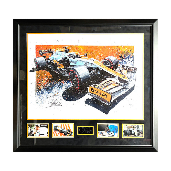 David Johnson - Lando Norris - Special - Framed