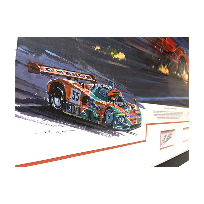 Nicholas Watts - Le Mans 1991 - Special - Framed