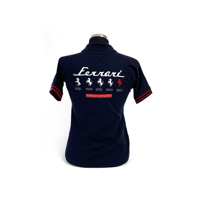 Ferrari Ladies Evolution Polo-Shirt Navy REDUCED