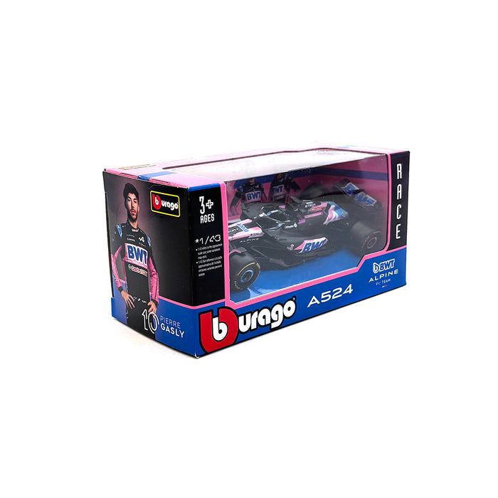 Burago 1/43 2024 Alpine A524 Ocon