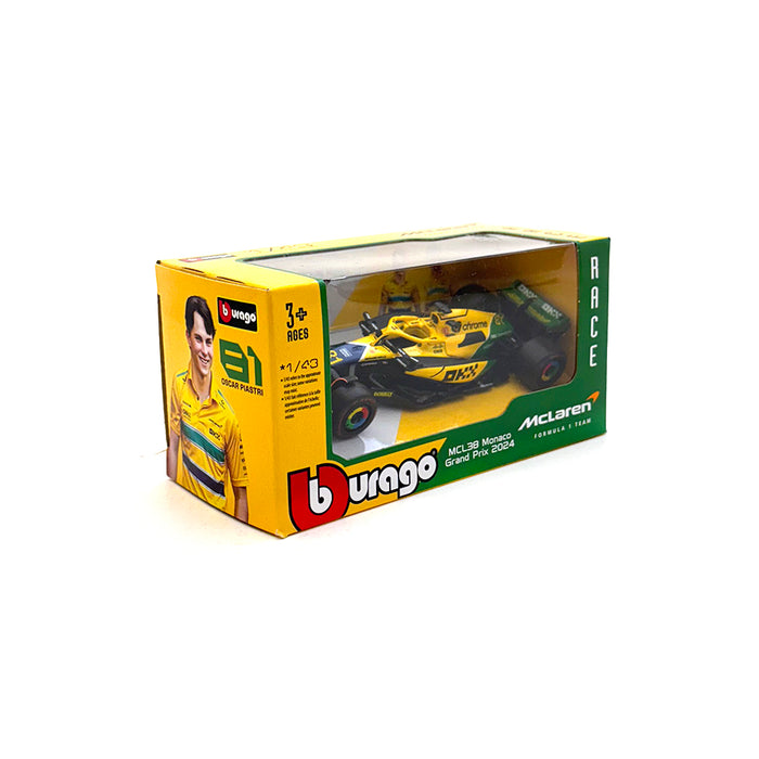 Burago 1/43 2024 McLaren MCL38 Piastri Monaco GP