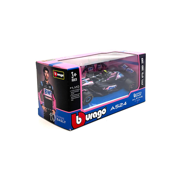Burago 1/43 2024 Alpine A524 Gasly
