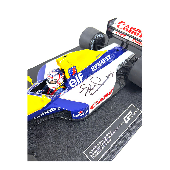 GP Replicas 1/12 1992 Williams FW14B signed Mansell