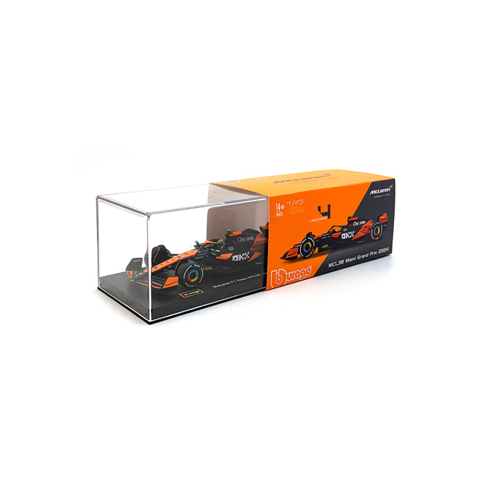 Burago Collectable 1/43 2024 McLaren MCL38 Norris Miami