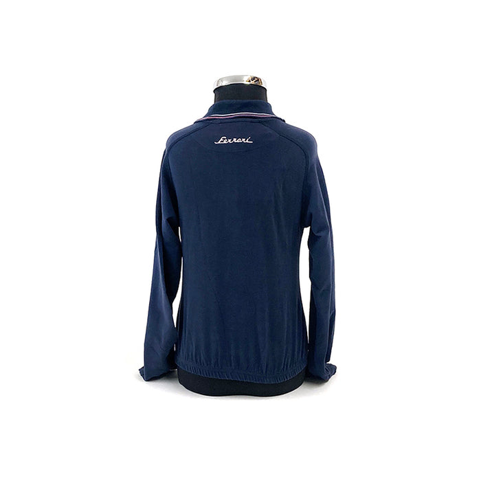 Ferrari Kids navy L/S Polo