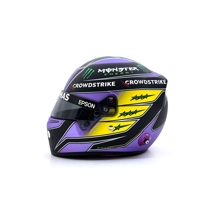 Bell 1/2 Scale Helmet 2021 Hamilton Signed Brazilian GP