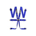 TRS Magnum 6 Point FIA Harness Blue
