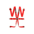 TRS Magnum 6 Point FIA Harness Red