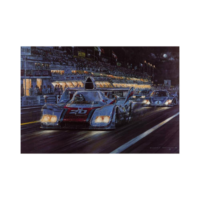 Racers Moon - Le Mans 1976 by Nicholas Watts