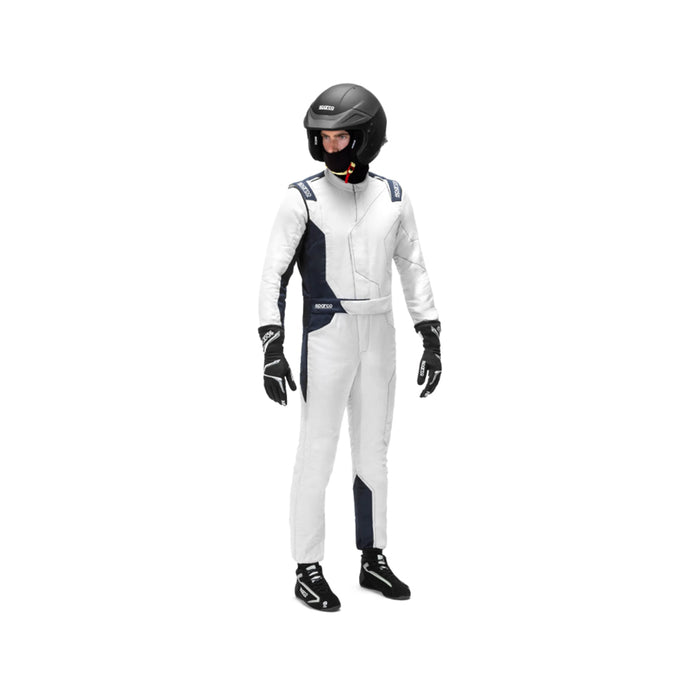 Sparco Sprint Advanced Racesuit Silver Blue Navy