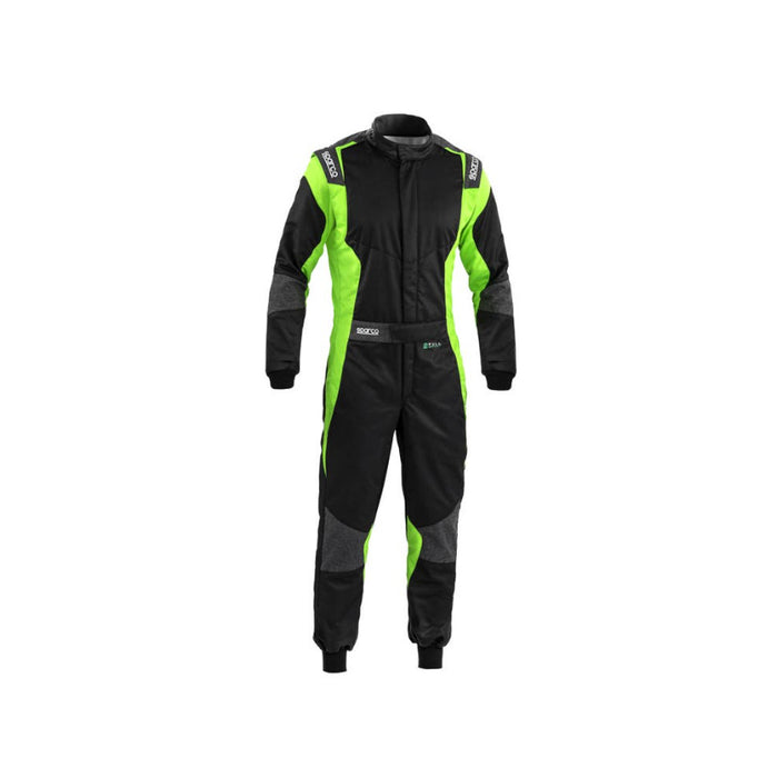 Sparco Futura Racesuit Black Fluo Green