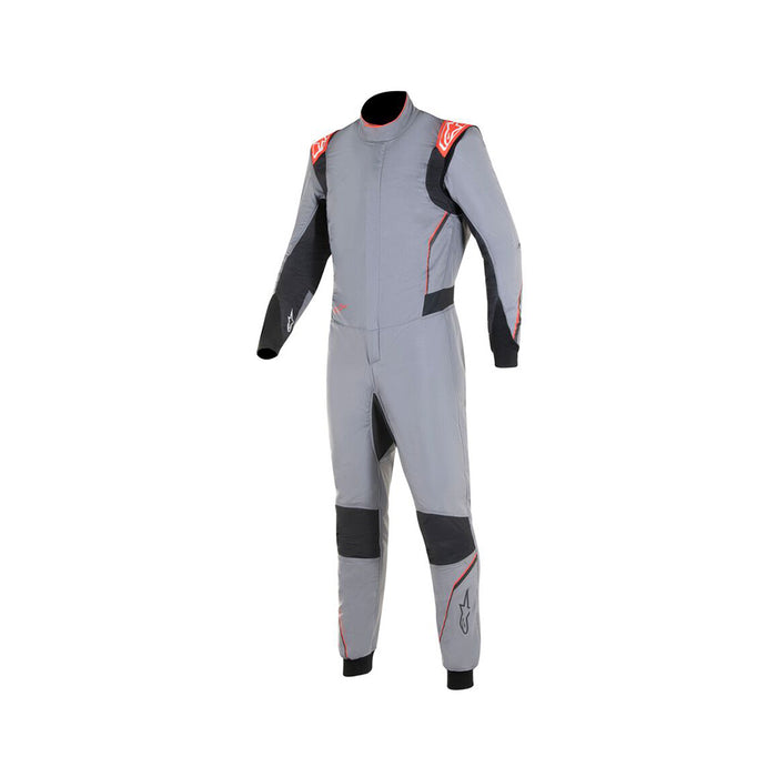 Alpinestars Hypertech V3 Racesuit Grey Black Fluo Red