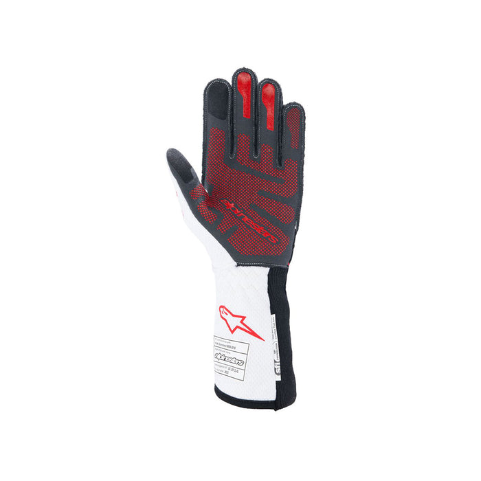 Alpinestars Tech 1 ZX V4 Glove White Red