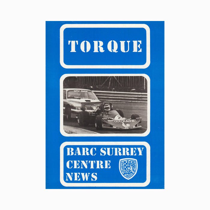 Torque BARC Surrey Centre News Dec 1974 - Jan 1976