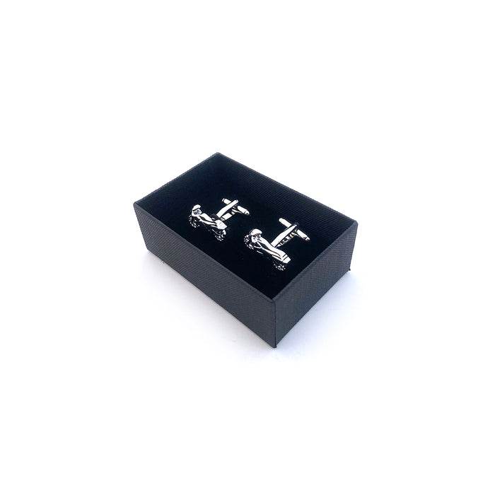 Cufflinks - Silver Motorbikes