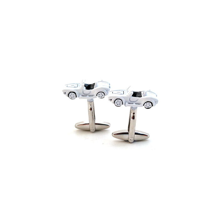 Cufflinks - White Cobras