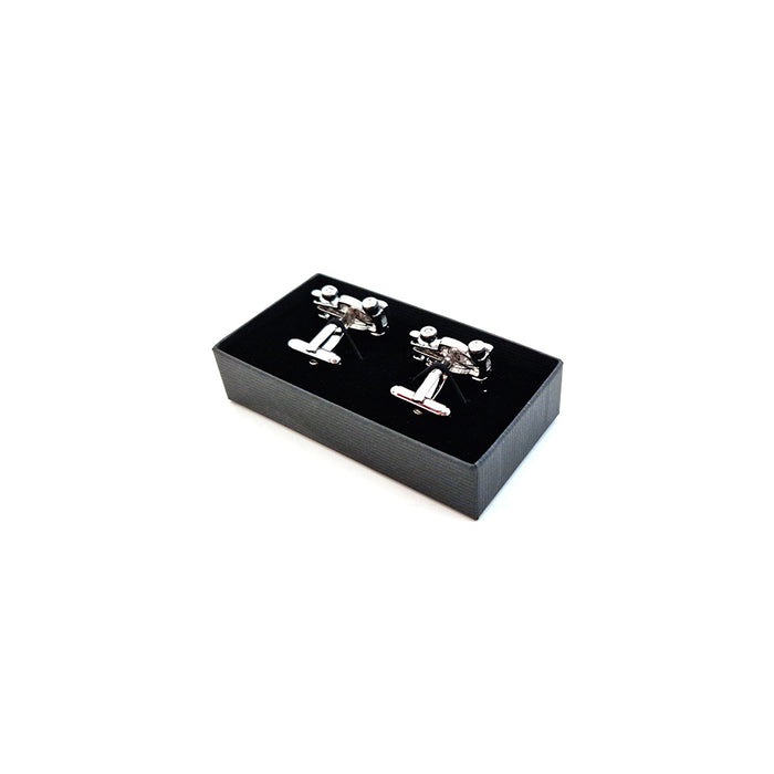 Cufflinks - Silver Formula 1 Cars