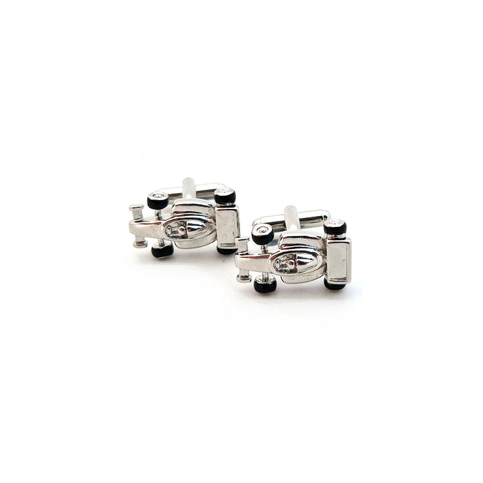 Cufflinks - Silver Formula 1 Cars