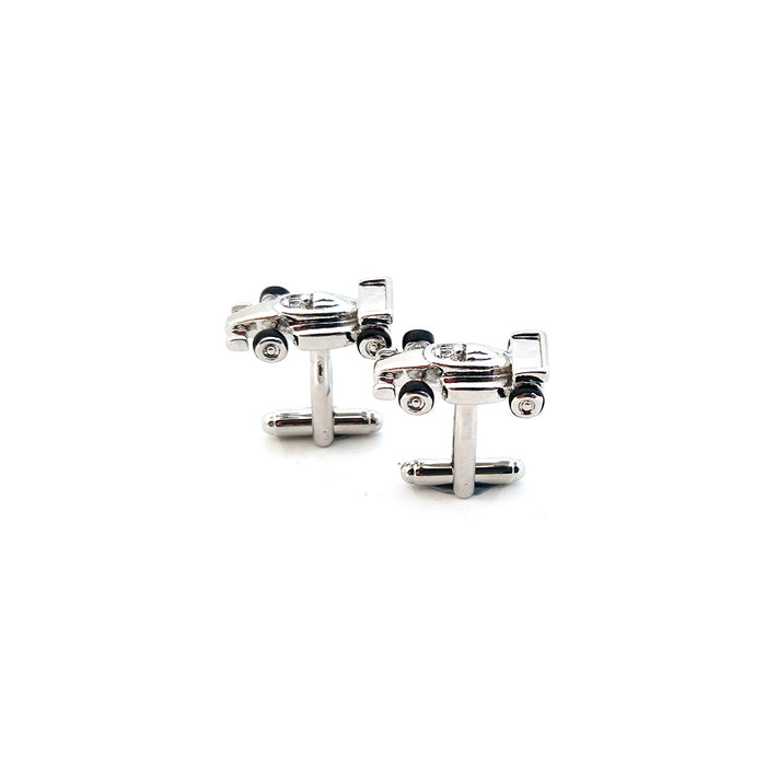 Cufflinks - Silver Formula 1 Cars