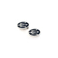 Cufflinks - Silver Maserati Badges