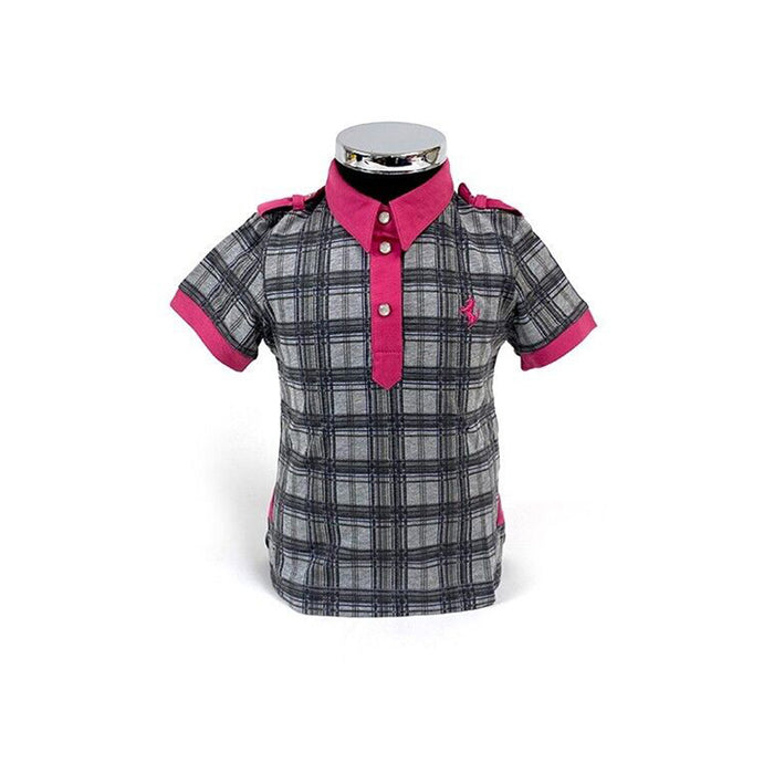Ferrari Kids Tartan Horse Polo