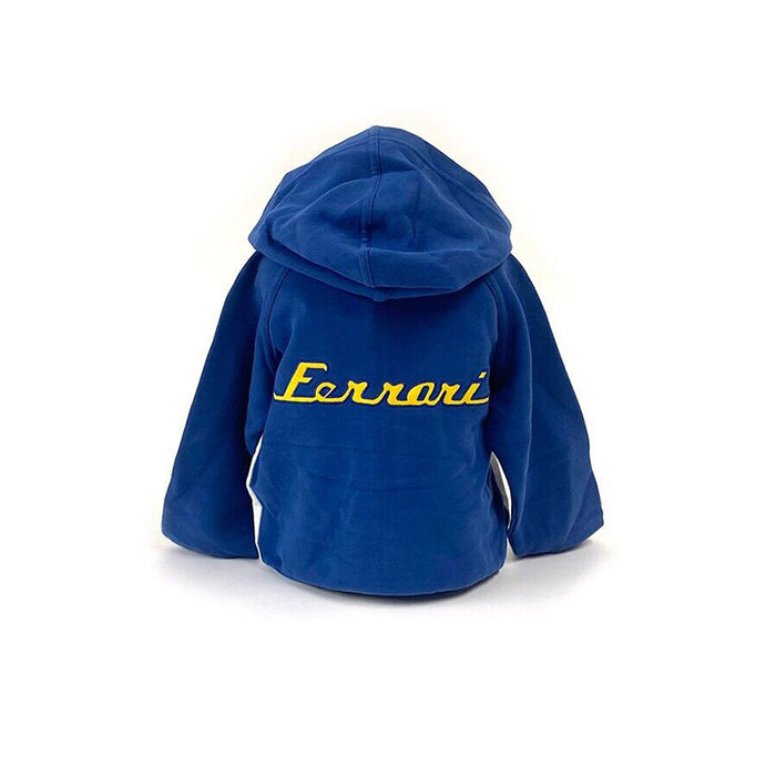 Ferrari Kids Hooded Sweatshirt Blue & White