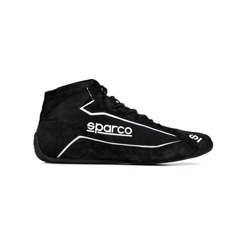 Sparco Slalom Plus Race Shoe Black Suede & Fabric