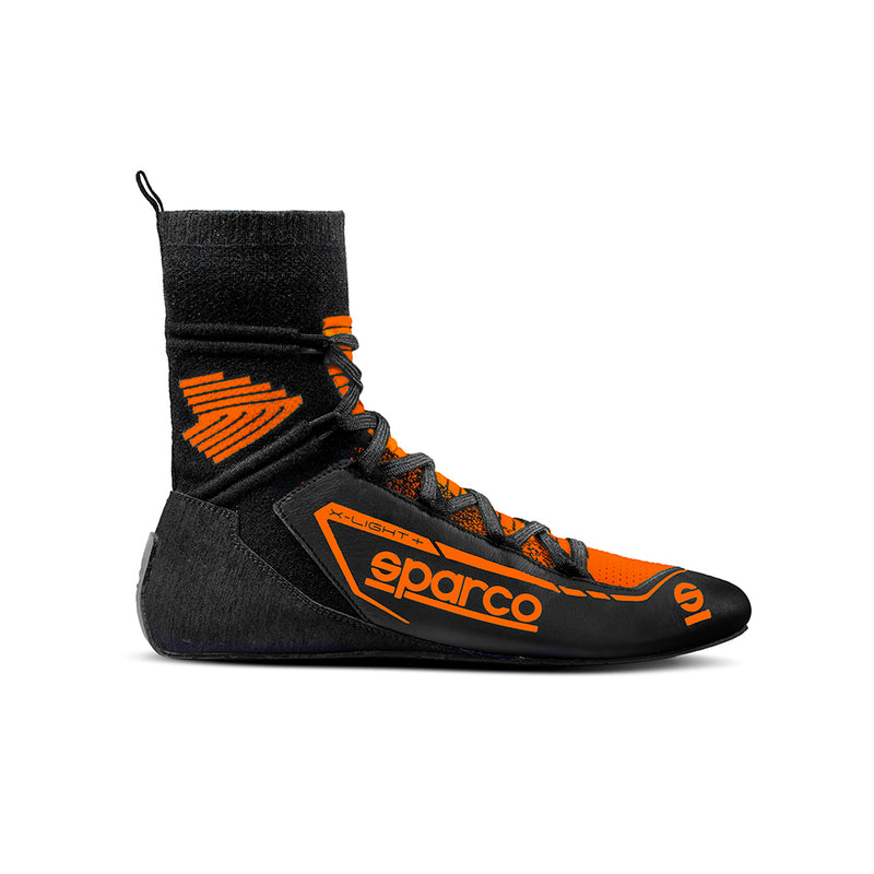 Sparco X-Light Plus Race Shoe Black Orange