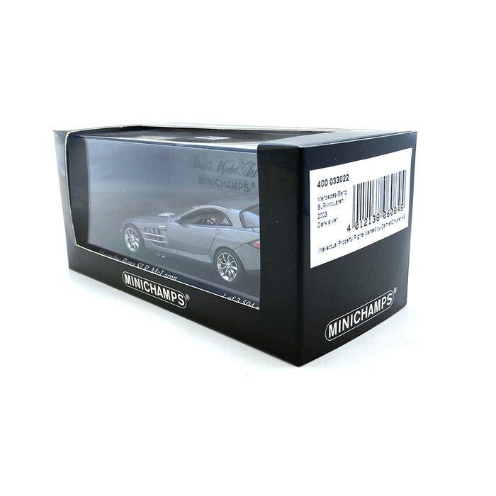 Minichamps 1/43 2003 Mercedes Benz SLR McLaren Dark Silver 400033022