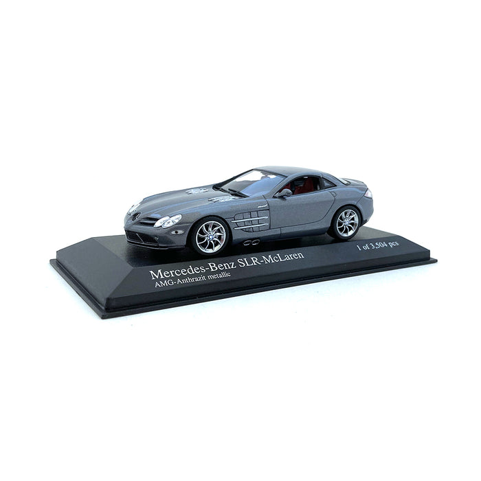 Minichamps 1/43 2003 Mercedes Benz SLR McLaren Dark Silver 400033022