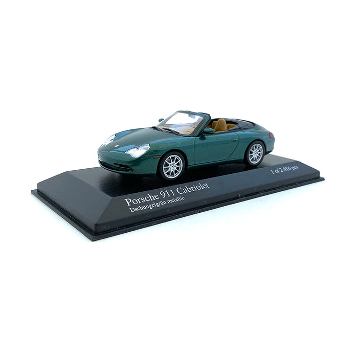 Minichamps 1/43 2001 Porsche 911 Cabriolet Green 400061032