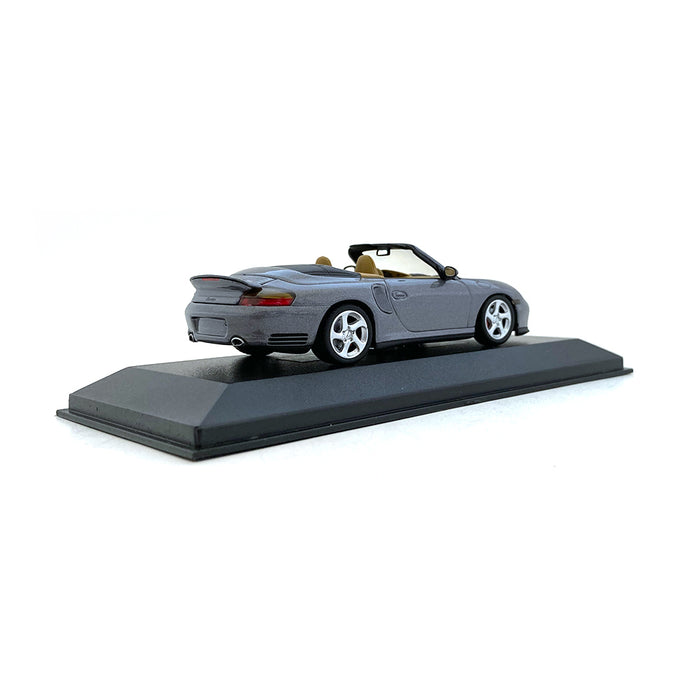 Minichamps 1/43 2003 Porsche 911 Turbo Cabriolet Grey Metallic 400062731