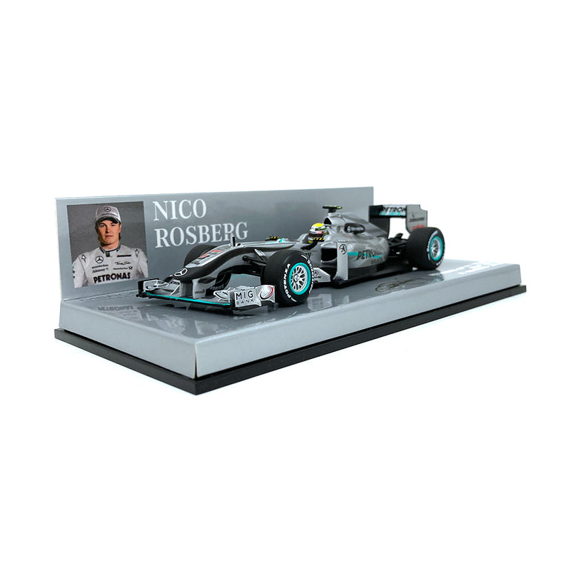 Minichamps 1/43 2010 Mercedes MGP W01 Rosberg 410100004