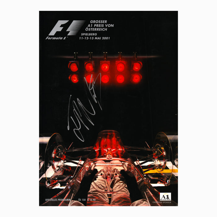 Programme - 2001 Austrian Grand Prix Signed