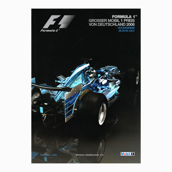 Programme - 2006 German Grand Prix