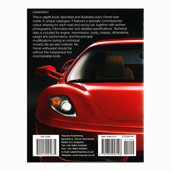 Book - Ferrari All The Cars by Leonardo Acerbi