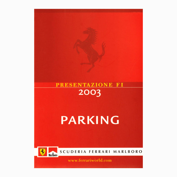 Ferrari F2003-GA Presentation Press Pack