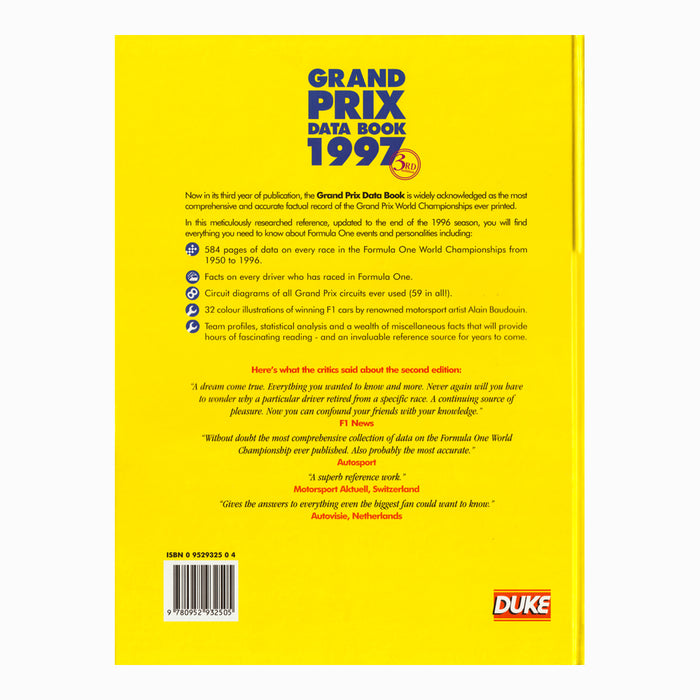 Grand Prix Data Book 1997