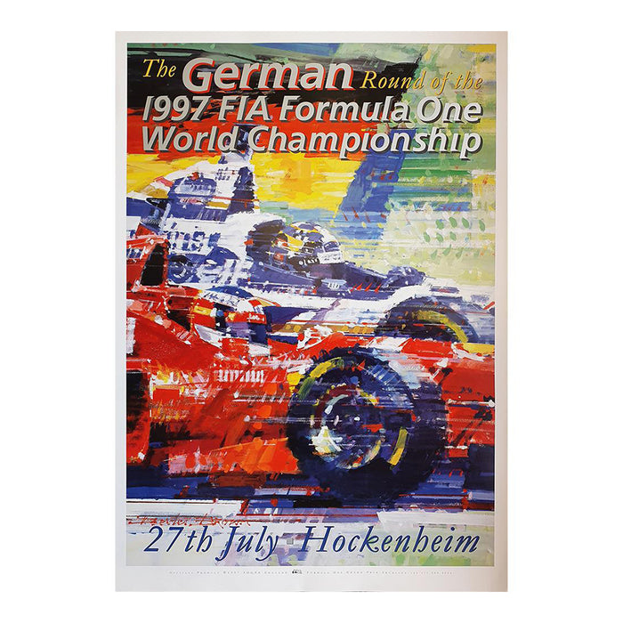 German GP 1997 Official F1 Poster