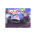 Monaco GP 1955 by Nicholas Watts - Greetings Card NWC005