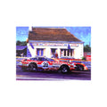 Daytona onto Mulsanne by Nicholas Watts - Greetings Card NWC012