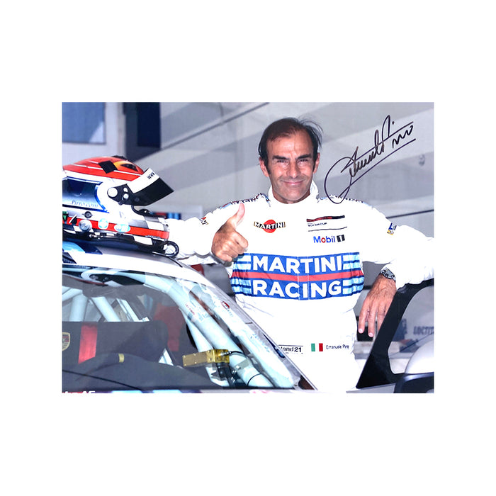 Emanuele Pirro Signed photograph MEM989